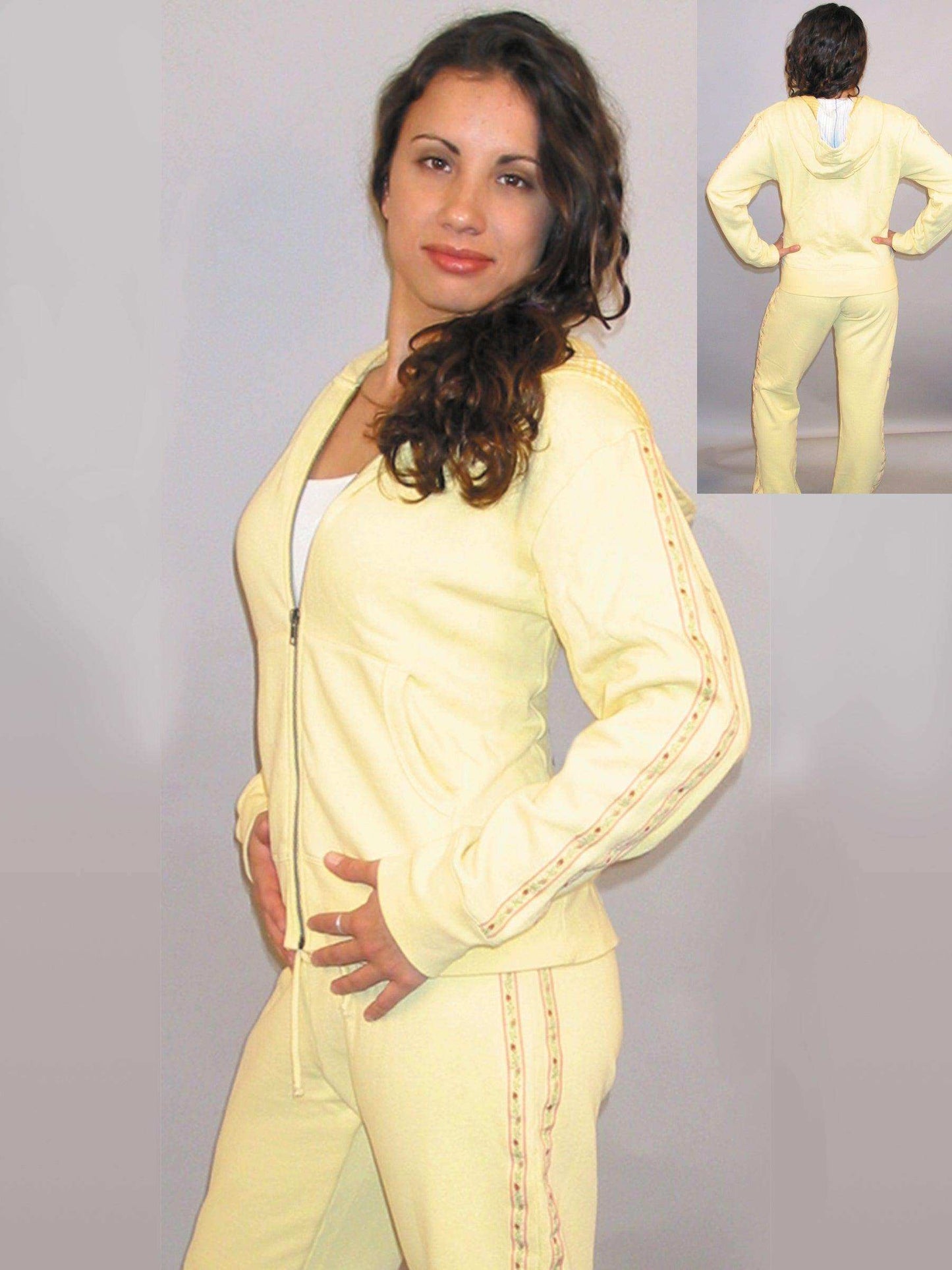 Scully YELLOW FLORAL RIBBON HOODIE - Scully Leather - Flyclothing LLC