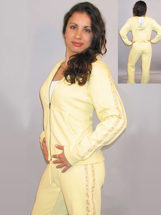 Scully YELLOW FLORAL RIBBON HOODIE - Flyclothing LLC