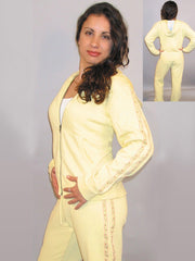 Scully YELLOW FLORAL RIBBON HOODIE - Flyclothing LLC