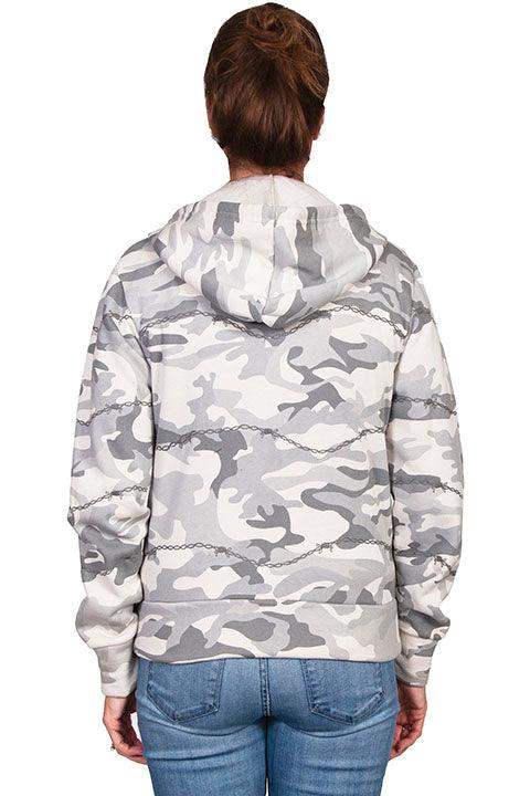 Scully CHARCOAL BARBWIRE/HORSE SHOE EMBROIDERED JACKET - Scully Leather - Flyclothing LLC