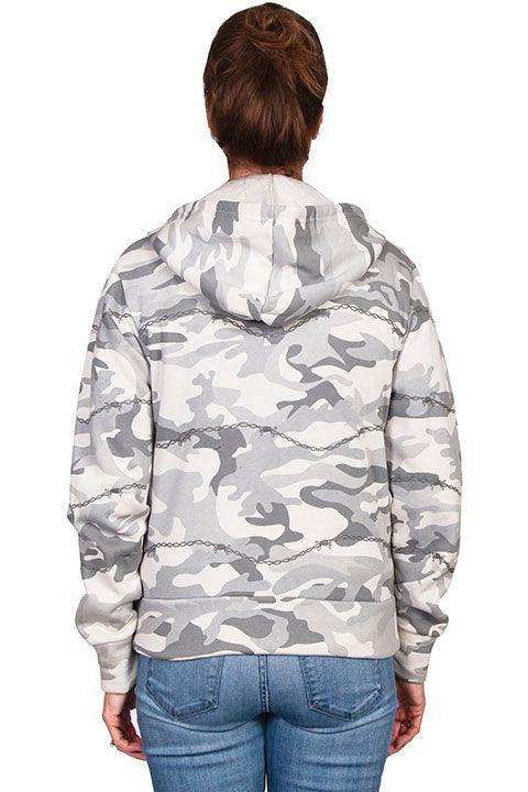 Scully CHARCOAL BARBWIRE/HORSE SHOE EMBROIDERED JACKET - Scully Leather - Flyclothing LLC