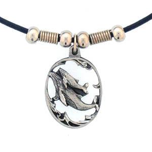 Whale & Baby Adjustable Cord Necklace - Flyclothing LLC