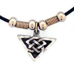 Celtic Triangle Adjustable Cord Necklace - Flyclothing LLC