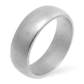 Matte Silver Wedding Band - JGI - Flyclothing LLC