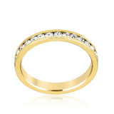 Stylish Stackables Clear Crystal Gold Ring - JGI - Flyclothing LLC