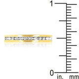 Stylish Stackables Clear Crystal Gold Ring - JGI - Flyclothing LLC