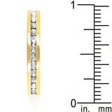 Stylish Stackables Clear Crystal Gold Ring - JGI - Flyclothing LLC