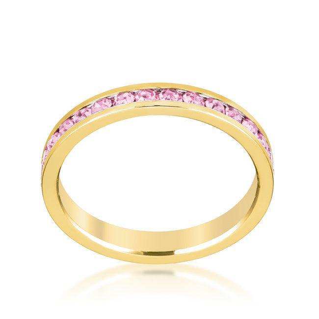 Stylish Stackables Pink Gold Ring - JGI - Flyclothing LLC