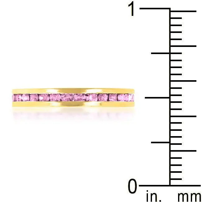 Stylish Stackables Pink Gold Ring - JGI - Flyclothing LLC