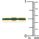Stylish Stackables Eternity Green Crystal Ring - JGI - Flyclothing LLC