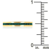 Stylish Stackables Eternity Green Crystal Ring - JGI - Flyclothing LLC