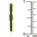 Stylish Stackables Eternity Green Crystal Ring - JGI - Flyclothing LLC