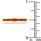 Stylish Stackables Ruby Red Gold Ring - JGI - Flyclothing LLC