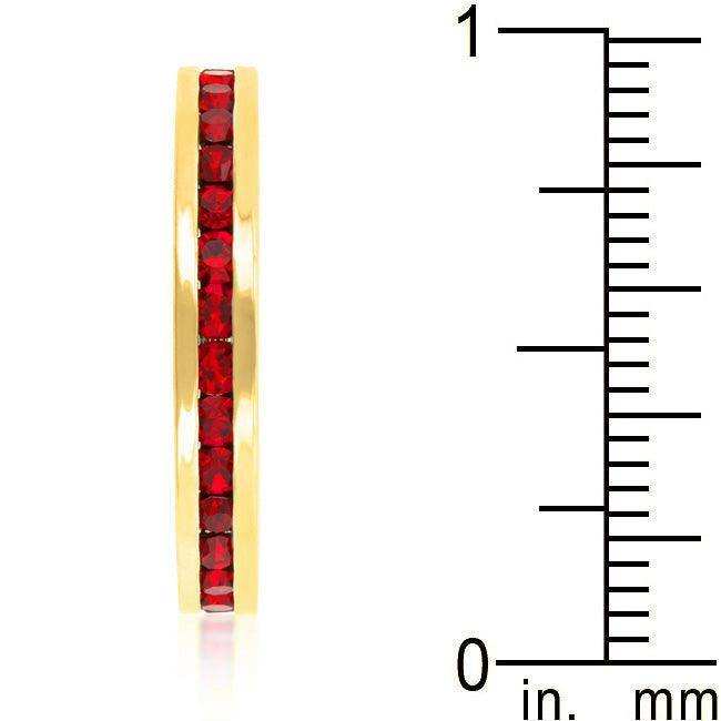 Stylish Stackables Ruby Red Gold Ring - JGI - Flyclothing LLC