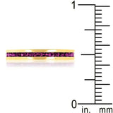 Stylish Stackables with Purple Crystal Ring - JGI - Flyclothing LLC