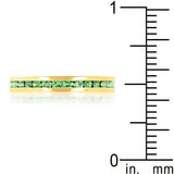 Stylish Stackables Peridot Crystal Gold Ring - JGI - Flyclothing LLC
