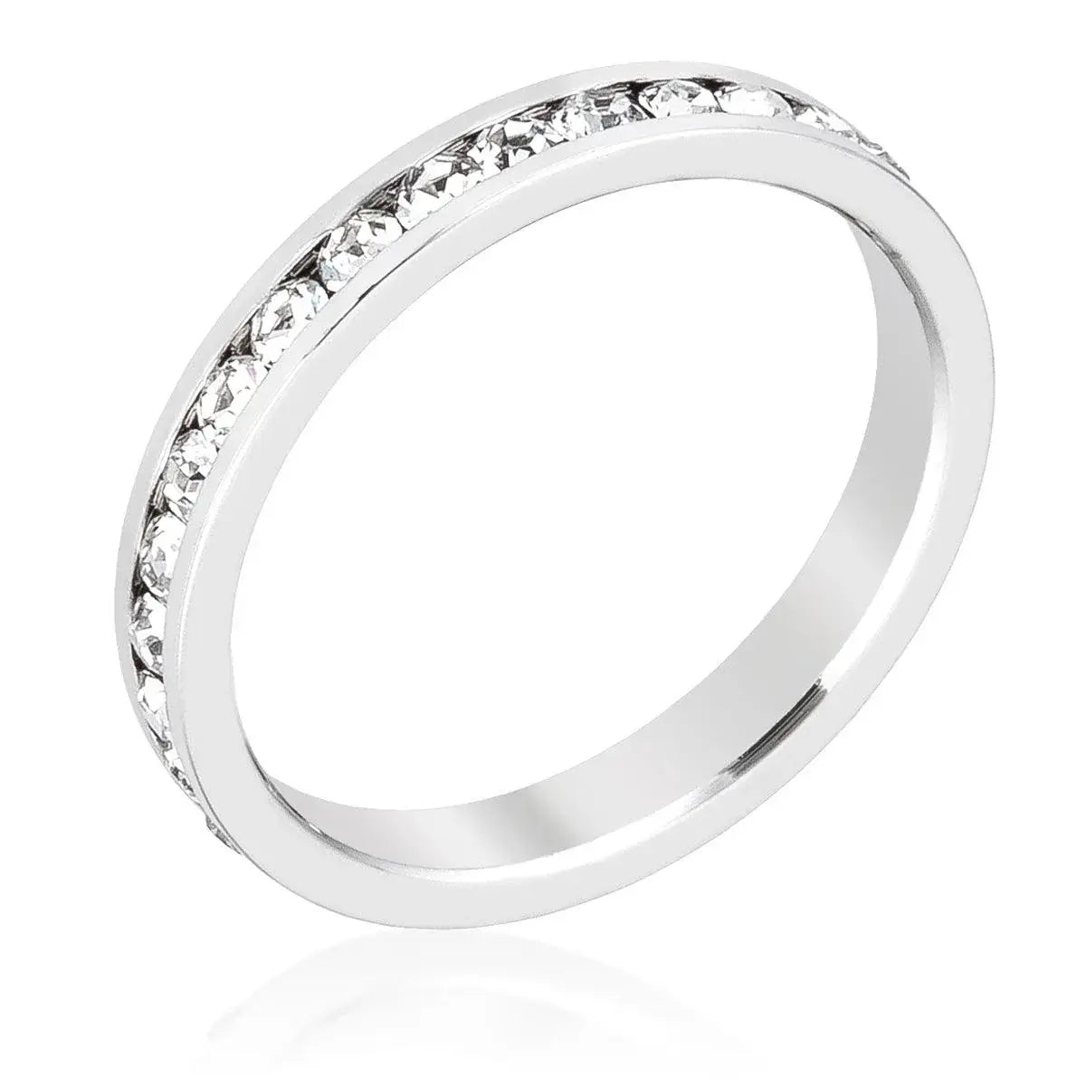 Stylish Stackables Clear Crystal Crystal Ring - JGI - Flyclothing LLC