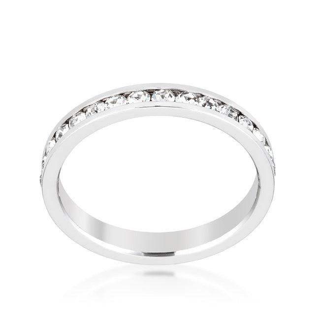 Stylish Stackables Clear Crystal Crystal Ring - JGI - Flyclothing LLC