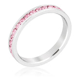 Stylish Stackables Pink Crystal Ring - JGI - Flyclothing LLC