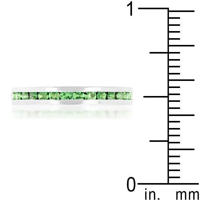 Stylish Stackables Peridot Crystal Ring - JGI - Flyclothing LLC