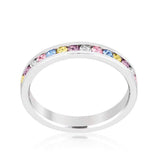 Stylish Stackables Mixed Crystal Ring - JGI - Flyclothing LLC