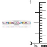 Stylish Stackables Mixed Crystal Ring - JGI - Flyclothing LLC