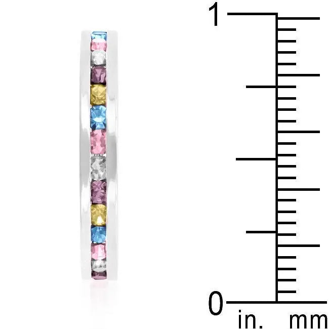 Stylish Stackables Mixed Crystal Ring - JGI - Flyclothing LLC