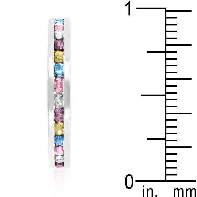 Stylish Stackables Mixed Crystal Ring - JGI - Flyclothing LLC