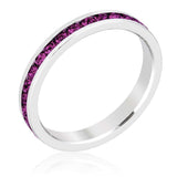 Stylish Stackables with Amethyst Crystal Ring - JGI - Flyclothing LLC