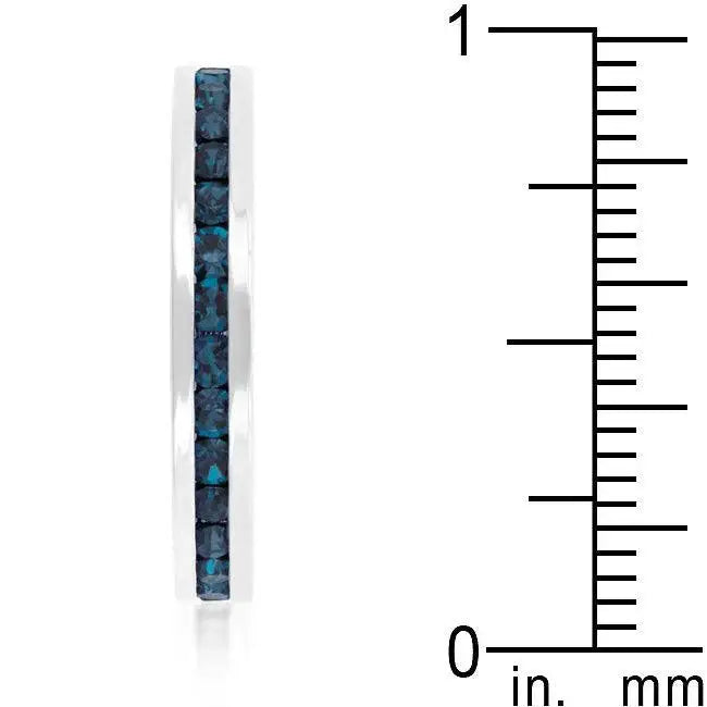 Stylish Stackables with Montana Blue Crystal Ring - JGI - Flyclothing LLC