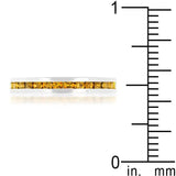 Stylish Stackables with Yellow Crystal Ring - JGI - Flyclothing LLC