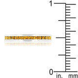 Stylish Stackables with Yellow Crystal Ring - JGI - Flyclothing LLC