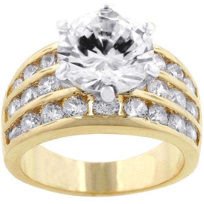 Classic Gold Engagement Ring - JGI - Flyclothing LLC