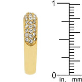 Pave Crystal Goldtone Band - JGI - Flyclothing LLC