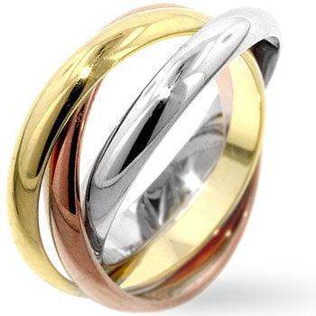 Mixed Triple Ring Set - JGI - Flyclothing LLC