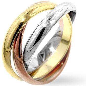 Mixed Triple Ring Set - JGI - Flyclothing LLC