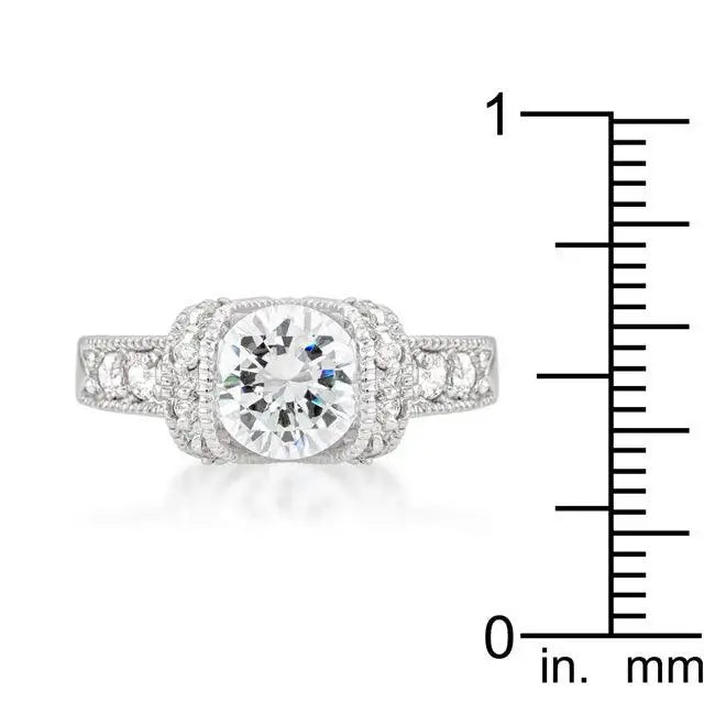 Tension Set Engagement Ring - JGI - Flyclothing LLC