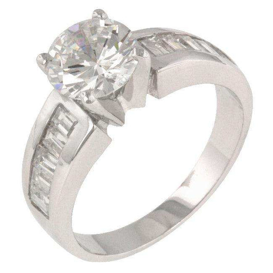 Antoinette Silver Engagement Ring - JGI - Flyclothing LLC