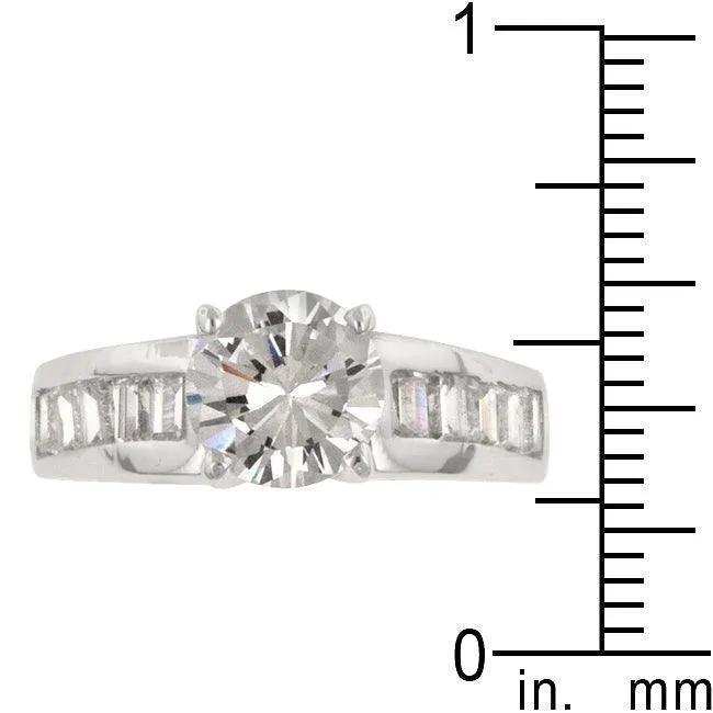 Antoinette Silver Engagement Ring - JGI - Flyclothing LLC