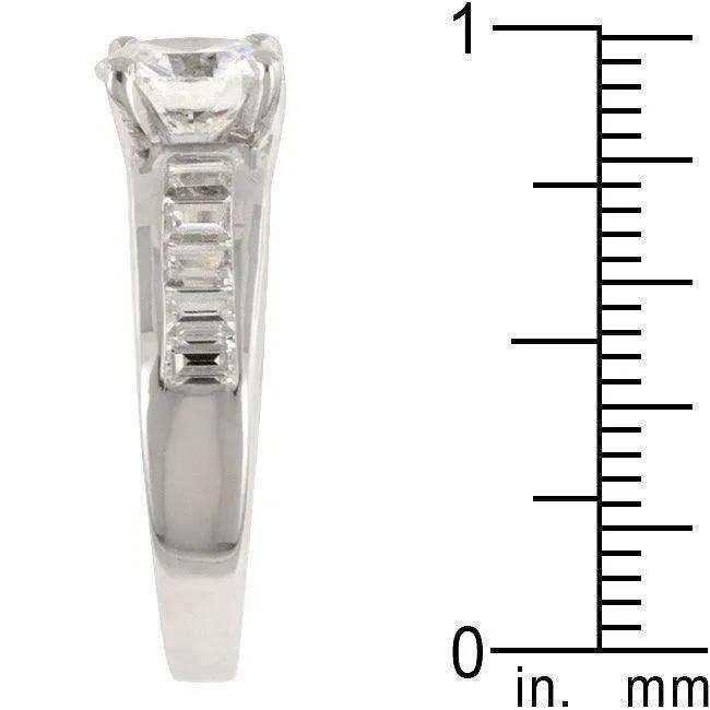 Antoinette Silver Engagement Ring - JGI - Flyclothing LLC