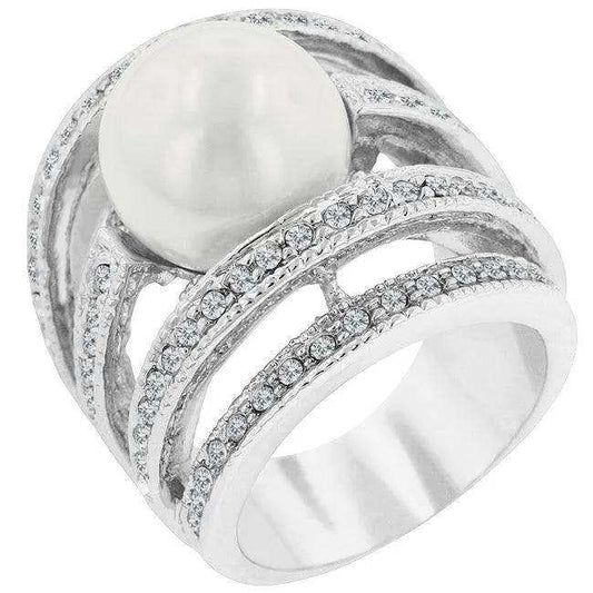 Right-Hand Pearl Ring - JGI - Flyclothing LLC