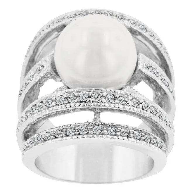 Right-Hand Pearl Ring - JGI - Flyclothing LLC