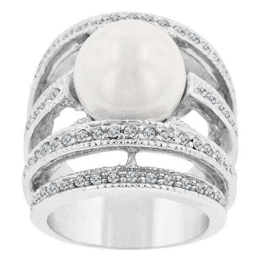 Right-Hand Pearl Ring - JGI - Flyclothing LLC
