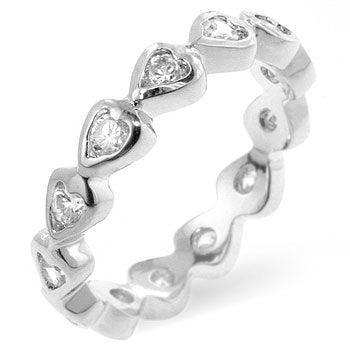 Heart Eternity Ring - JGI - Flyclothing LLC