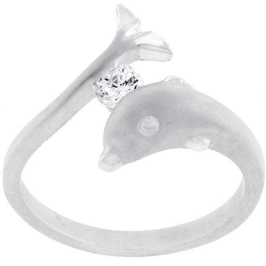 Tension Set Dolphin Ring - JGI - Flyclothing LLC