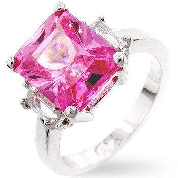 Pink Triplet Engagement Ring - JGI - Flyclothing LLC