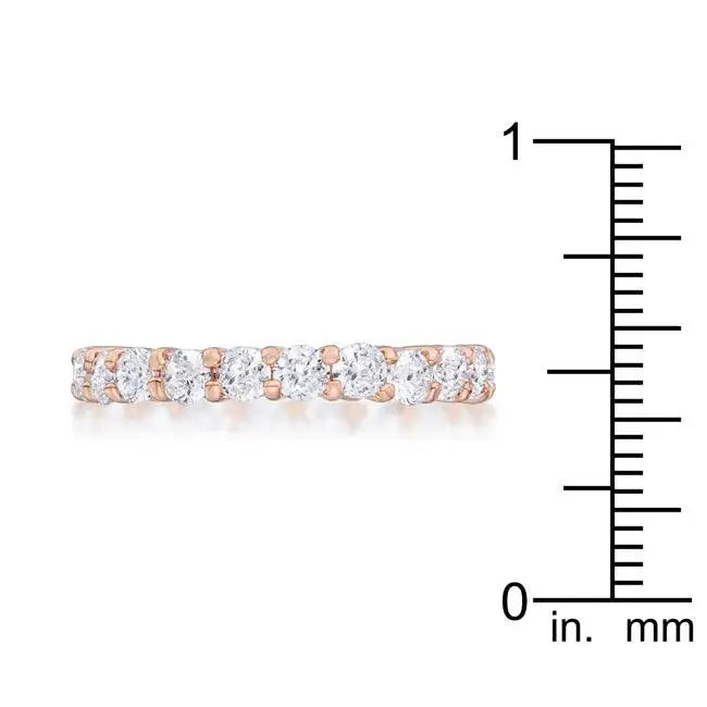 Jessica Band in Rose Goldtone Finish - JGI - Flyclothing LLC