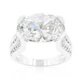 Oval Triplet Cubic Zirconia Ring - JGI - Flyclothing LLC