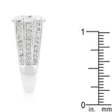 Oval Triplet Cubic Zirconia Ring - JGI - Flyclothing LLC
