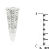 Oval Triplet Cubic Zirconia Ring - JGI - Flyclothing LLC